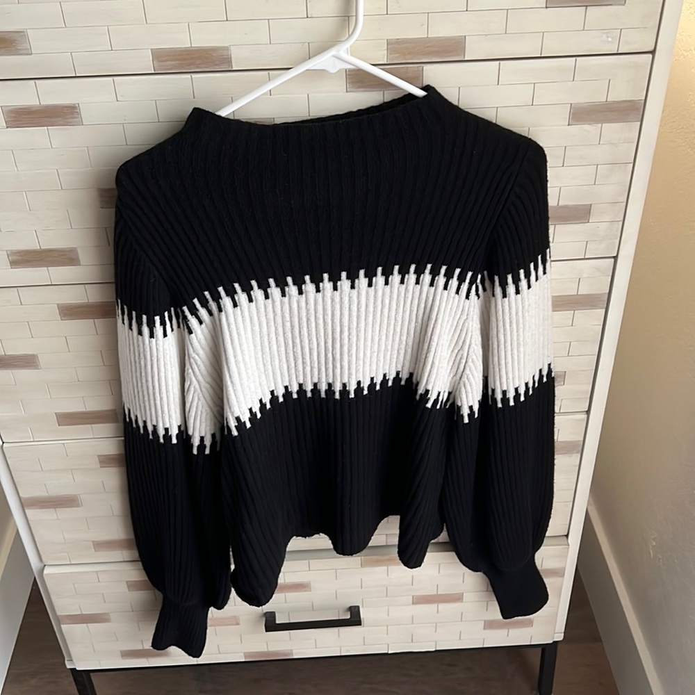 French connection balloon sweater